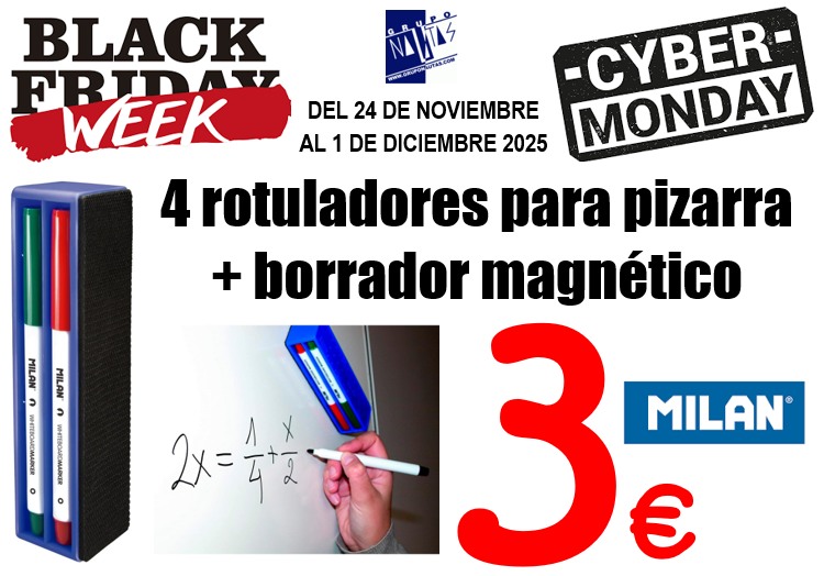 Set Milan para pizarra blanca